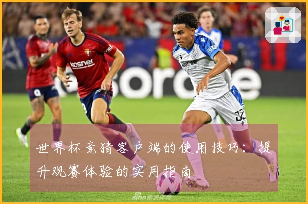 世界杯竞猜客户端的使用技巧：提升观赛体验的实用指南